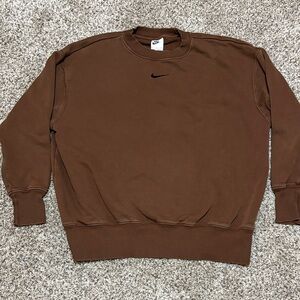 Nike Chocolate Crewneck Sweater